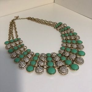 BaubleBar Jewelry - BaubleBar Mint and Crystal Statement Necklace BaubleBar Jewelry - BaubleBar Mint and Crystal Statement Necklace